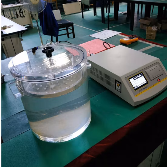 자동 빈 플라스틱 PE 병 Jerrycans 공기 압력 누출 테스트 감지기 HDPE 애완 동물 캔 누출 테스터 테스트 기계